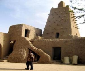 Puzzle Το τζαμί Σανκόρ στην πόλη του Τιμπουκτού στο Μάλι